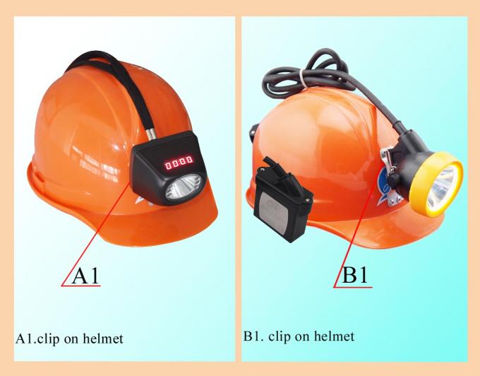 o Cree recarregável conduziu a luz do capacete de segurança da mineração do mineiro de carvão