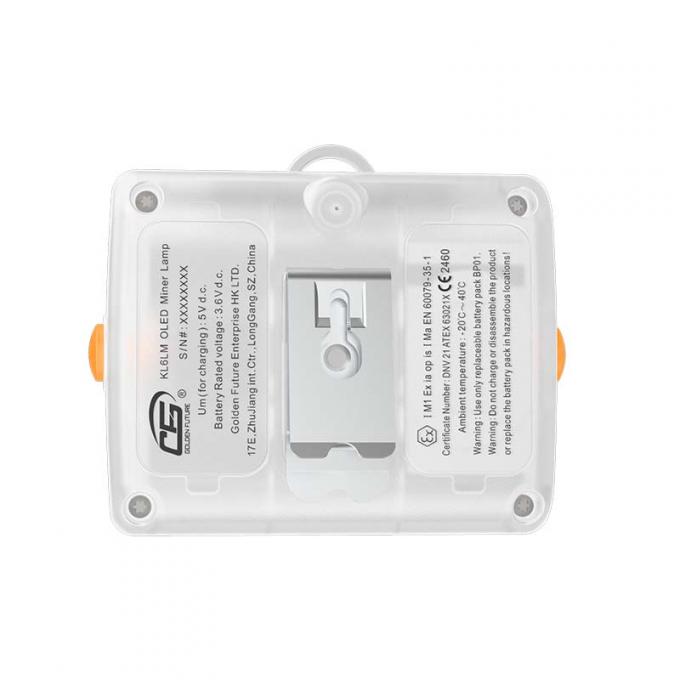 KL6LM ATEX Certificado 15000Lux Farol de mineração IP67 Impermeável, recarregável e sem fio 2