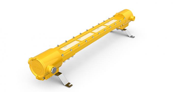 Luminária Linear LED à Prova de Explosão de 80W com Certificação ATEX, Carcaça de Alumínio IP66 para Zonas Perigosas 2