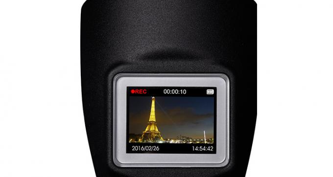 L&acirc;mpada de lanterna LED multifuncional com ecr&atilde; e DVR para inspec&ccedil;&otilde;es de seguran&ccedil;a ferrovi&aacute;ria 4