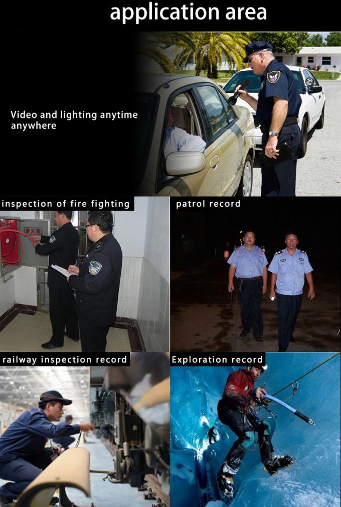 Lâmpada LED recarregável de alta tecnologia com GPS e WiFi para monitoramento de vídeo ferroviário 9