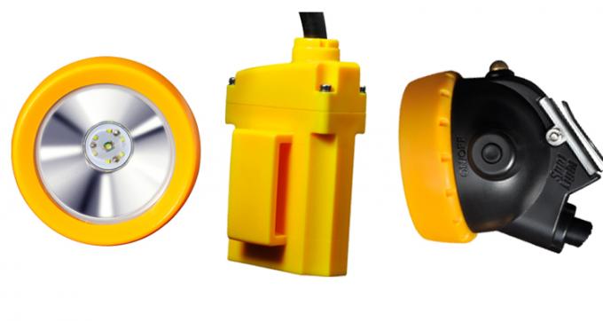 Lâmpada de minério de carvão certificada ATEX 7.8Ah Lithium Ion Rechargeable Headlamp com proteção IP68 0