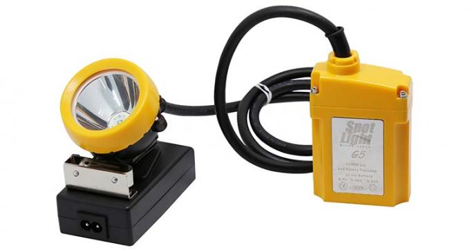 Lâmpada de minério de carvão certificada ATEX 7.8Ah Lithium Ion Rechargeable Headlamp com proteção IP68 1