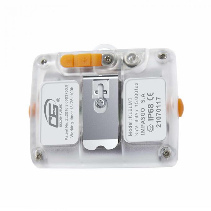 Luminária de Mineração Sem Fio KL6LMB 20000 Lux LED para Capacete  IP67 à Prova D'água 8-12 Horas de Autonomia para Mineração Subterrânea 7