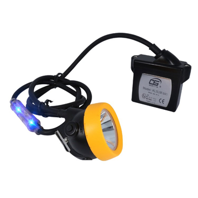 KL5LMD2 20000lux farol LED portátil de mineração com luz traseira azul