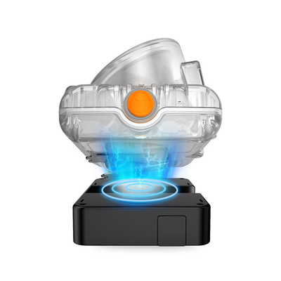 KL6LM Farol de mineração digital LED Lâmpada de lanterna de mineração recarregável Lâmpadas de tampa sem fio