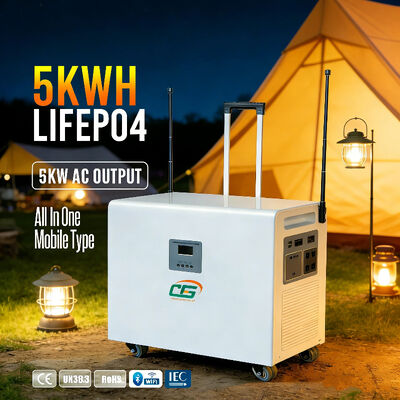 BH-5KWH Estação de Energia Portátil Tudo em Um Bateria de Armazenamento de Energia Doméstica 51.2v 5Kw Lifepo4 Estilo Mala