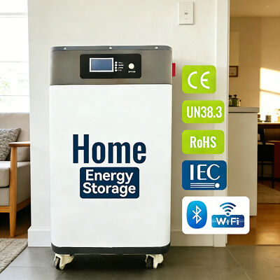 Alta capacidade 15 KWh 51.2V LiFePO4 Bateria NK006 Bateria solar de casa de backup Vida útil de ciclo longo 5 anos Garantia