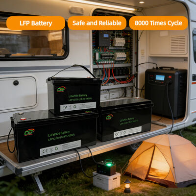 Baterias de armazenamento Lifepo4 leves12.8v 50-400ah BMS célula de bateria de lítio protegida para sistemas de armazenamento de energia solar