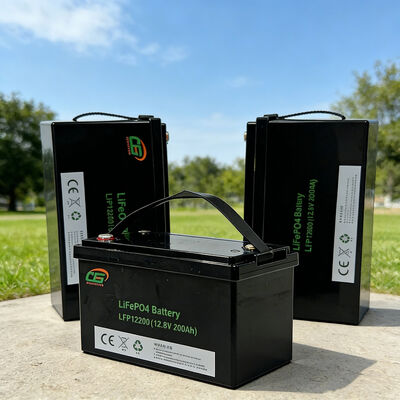 Bateria LiFePO4 de alta capacidade 12,8v 25,6v 200ah 8000 Ciclo de vida com BMS inteligente para armazenamento solar/barco/RV