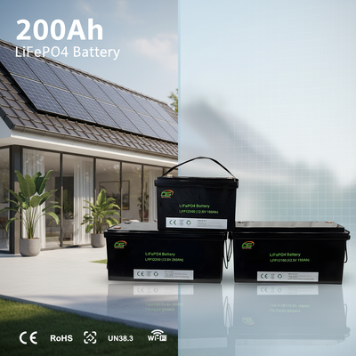 12.8V 314Ah LiFePO4 Bateria de armazenamento Bateria de lítio com proteção BMS para casas removíveis