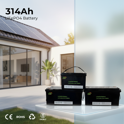 12.8V 400Ah Bateria removível LiFePO4 Smart BMS Long Cycle Life Bateria de armazenamento de backup solar para casa